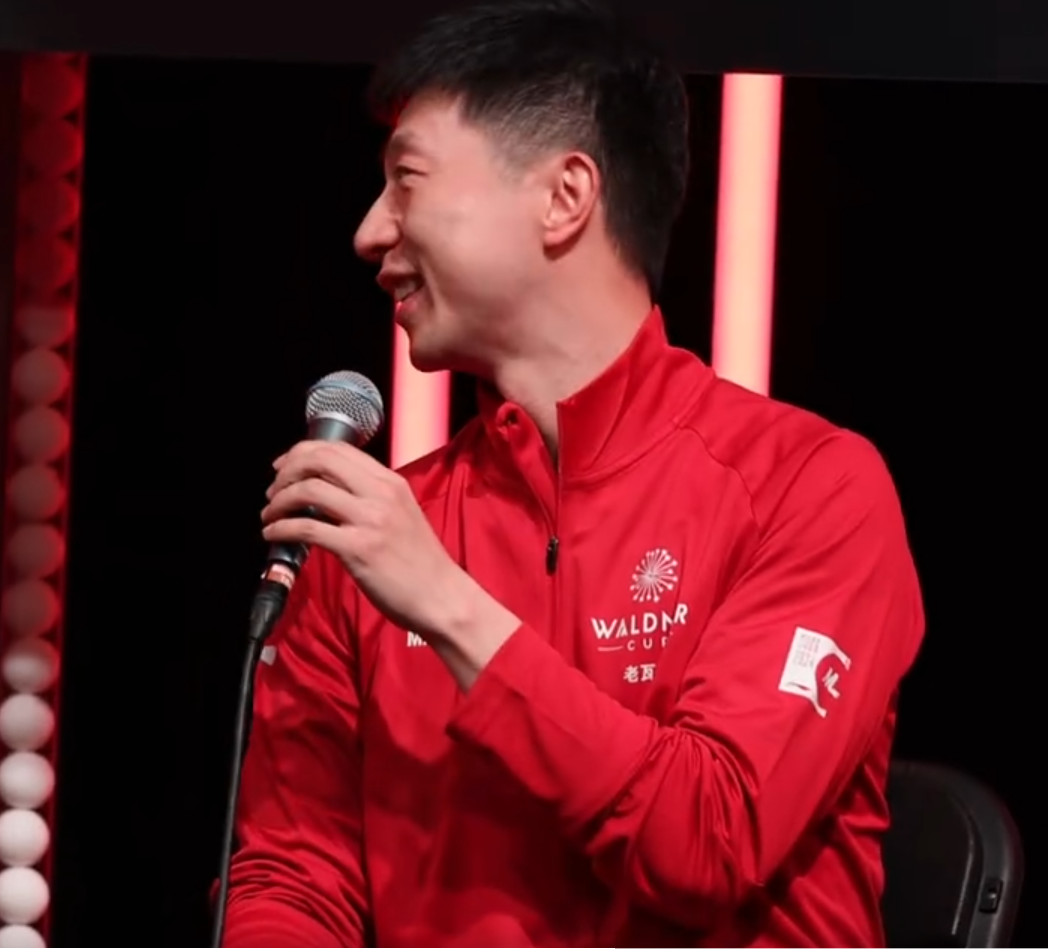 奥地利乒乓球队鏖战比利时乒乓球队，马龙绝境逆转