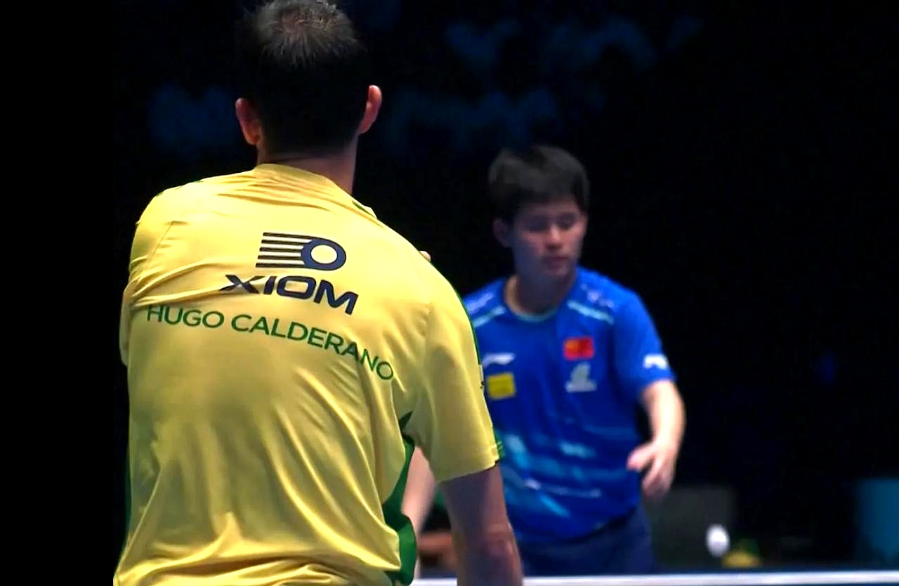 比利时乒乓球队完胜德国乒乓球队，王皓三分雨点燃全场